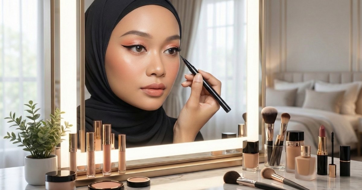 Cara Mudah Membuat Winged Eyeliner Simetris & Rapi untuk Pemula (Anti Gagal 2026)