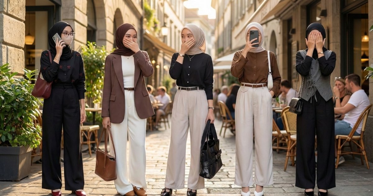 Inspirasi Outfit Kerja & Interview Wanita Hijab Simple (Trend 2026)