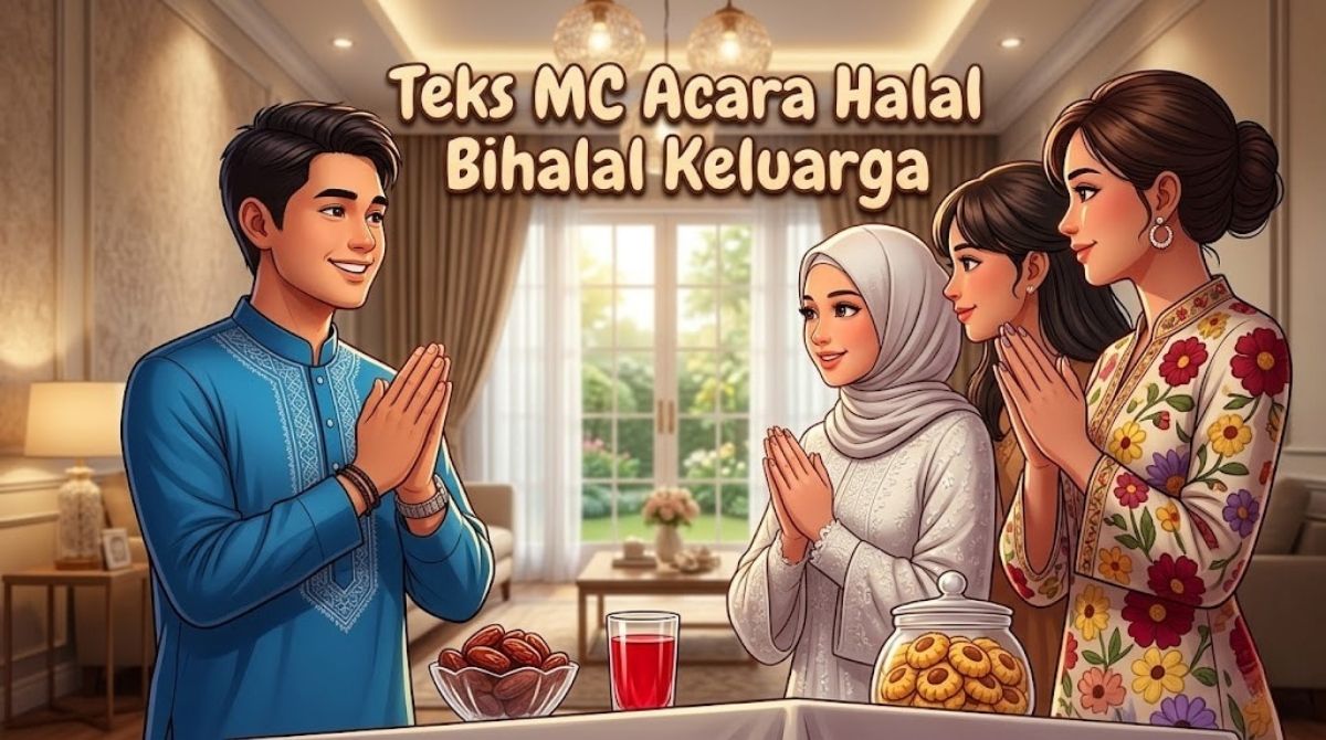 Teks MC Acara Halal Bihalal Keluarga 2026 Contoh Singkat, Hangat, dan Berkesan